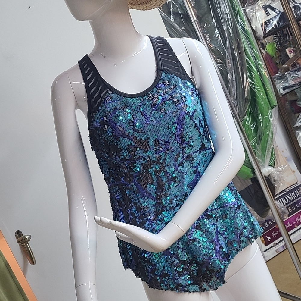 A Wish Come True Sequin Tank Top